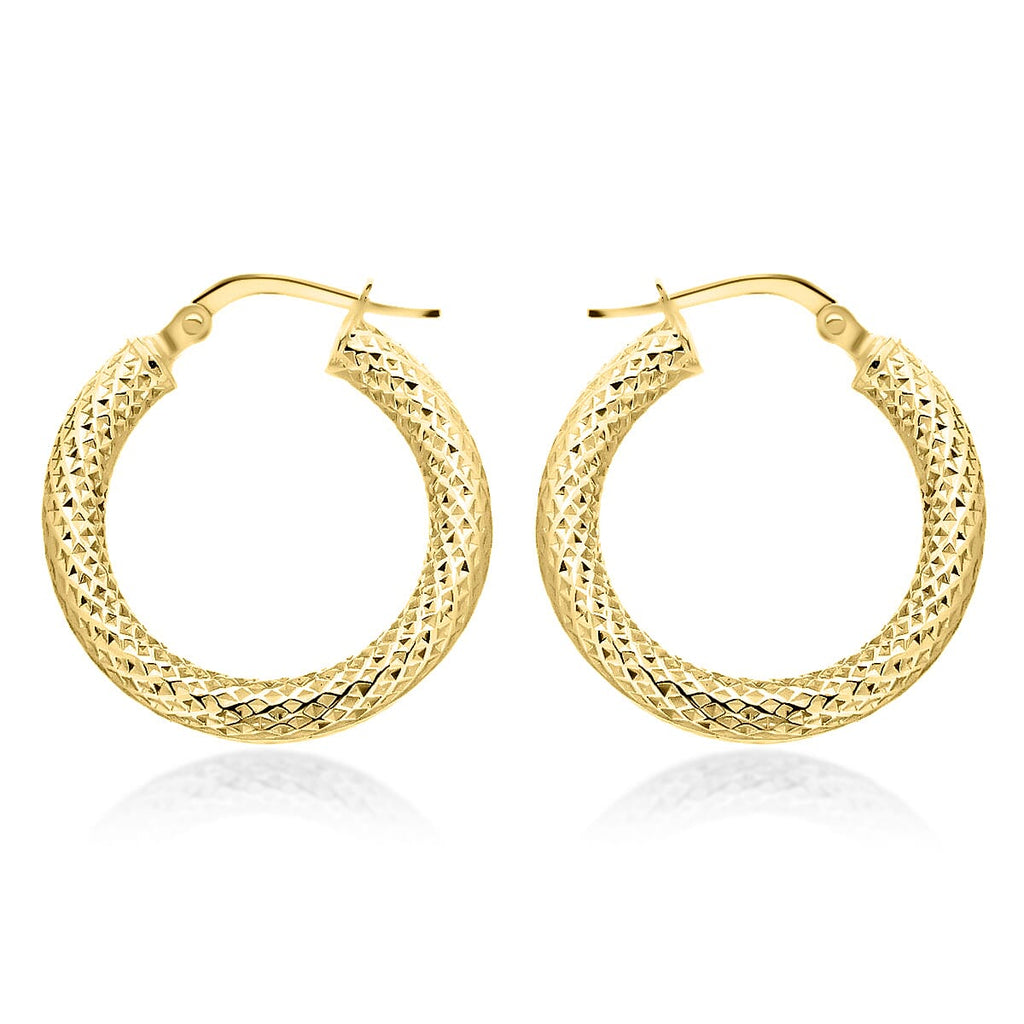 9K Yellow Gold  Earring,  Gold Wt. 1.4 Gms