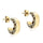 White Gold Hoop Earrings