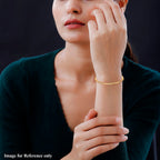 9K Yellow Gold 3mm Half Twist Bangle