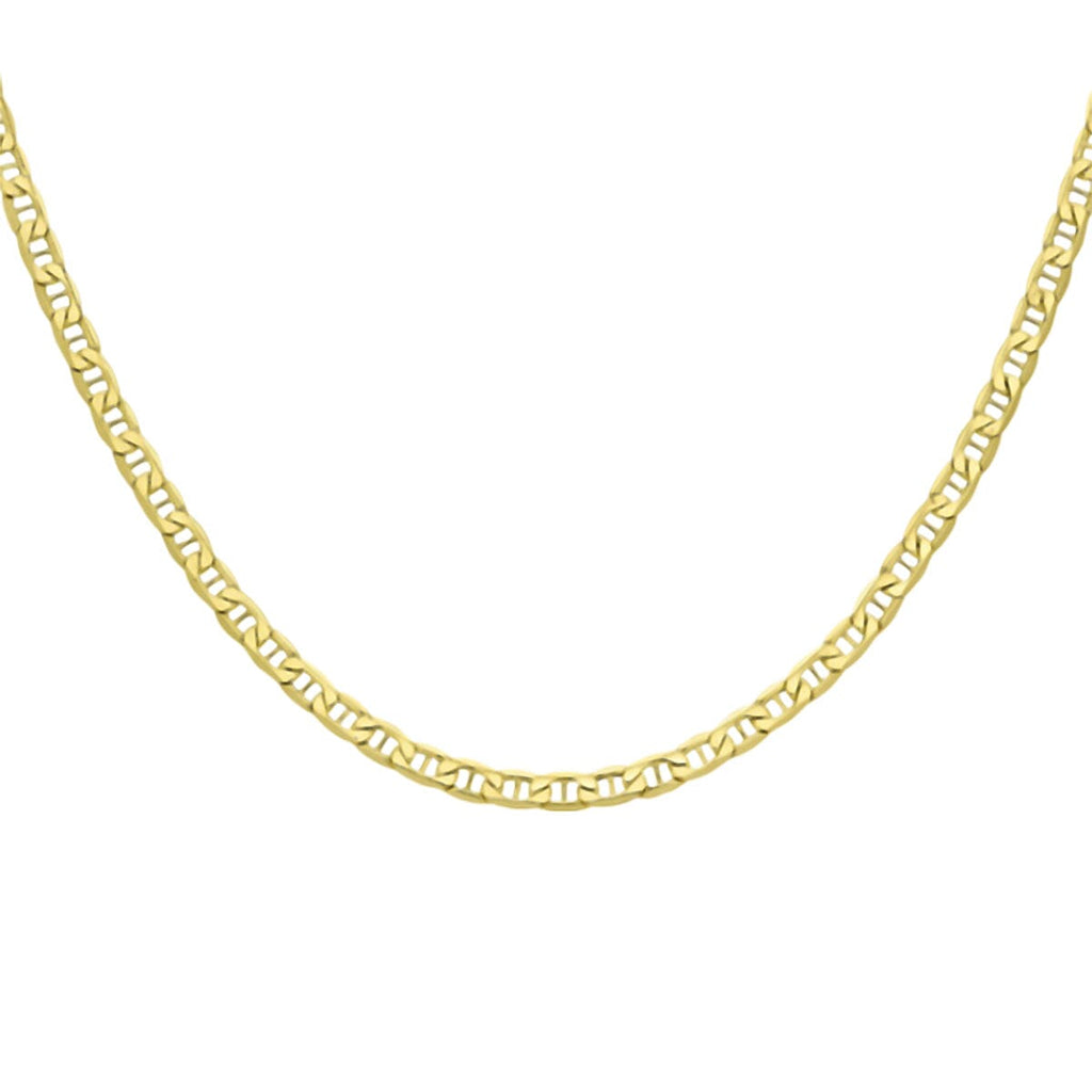 Hatton Garden Closeout Deal - 9K Yellow Gold Rambo Necklace With Lobster Clasp (Size - 20)