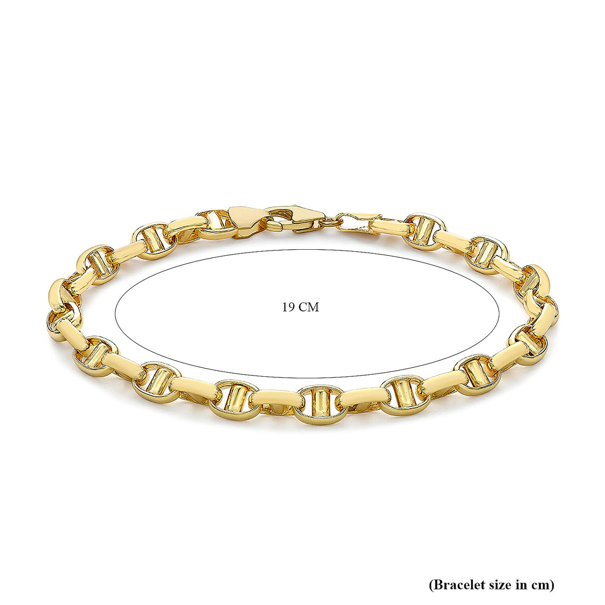 9K Yellow Gold 5.5mm Hollow Rambo Chain Bracelet 7.5 Inch 8894686 3