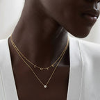 9K Yellow Gold  NecklaceE (Size - 15),  Gold Wt. 0.9 Gms