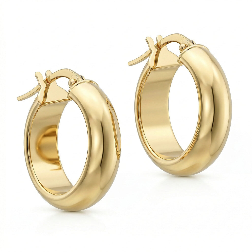9K Yellow Gold  Earring,  Gold Wt. 1.6 Gms