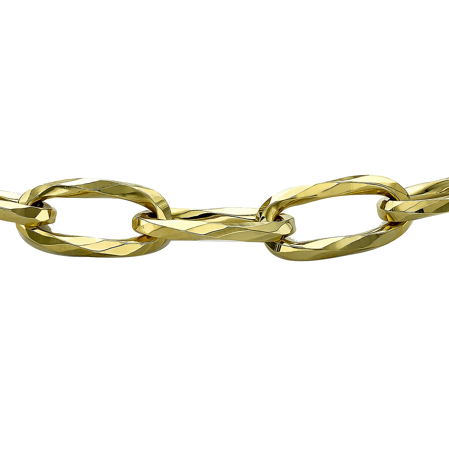 9K Yellow Gold 6.5mm Diamond Cut Hidden Clasp Belcher Chain Bracelet 7.5 Inch 7193958 1