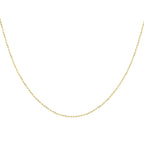 9K Yellow Gold Chain (Size - 24), Gold Wt.0.99 Gms