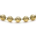 9K Yellow Gold  Bracelet,  Gold Wt. 5.2 Gms