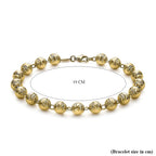 9K Yellow Gold  Bracelet,  Gold Wt. 5.2 Gms