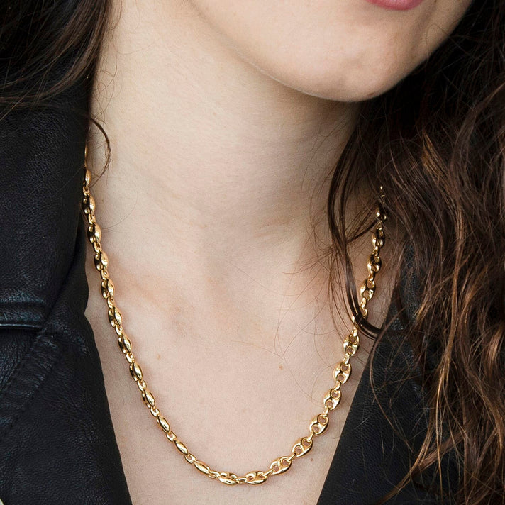 9K Yellow Gold 6mm Rambo Chain 18 Inch 7329756 2