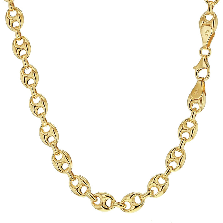 9K Yellow Gold 6mm Rambo Chain 22 Inch 7190063 1