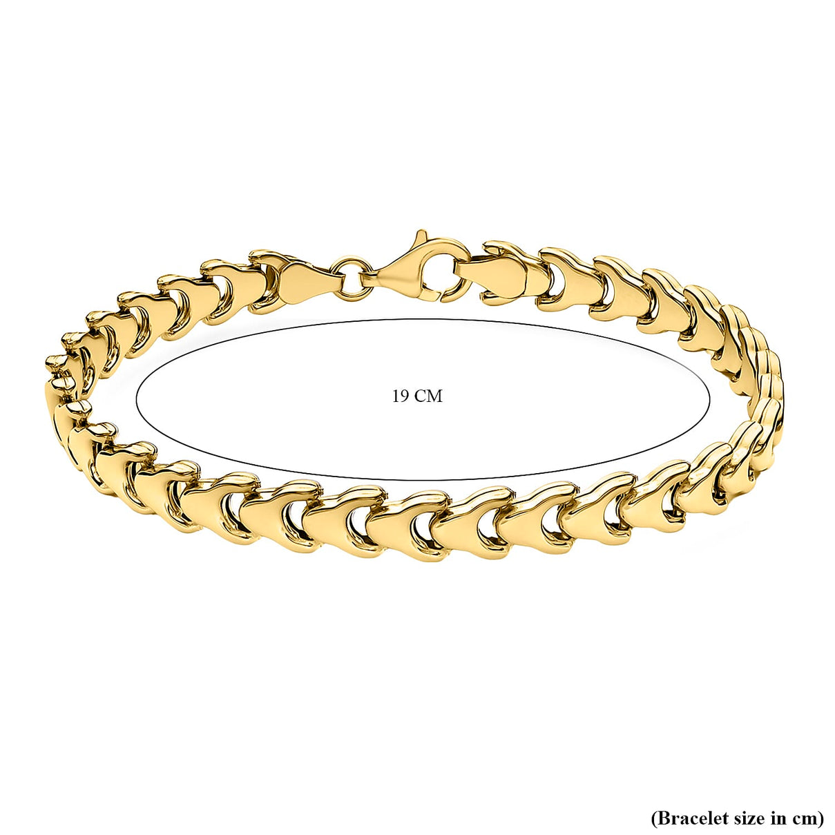 9K Yellow Gold 6mm Stamped Fancy Link Bracelet 7.5 Inch 8894651 3