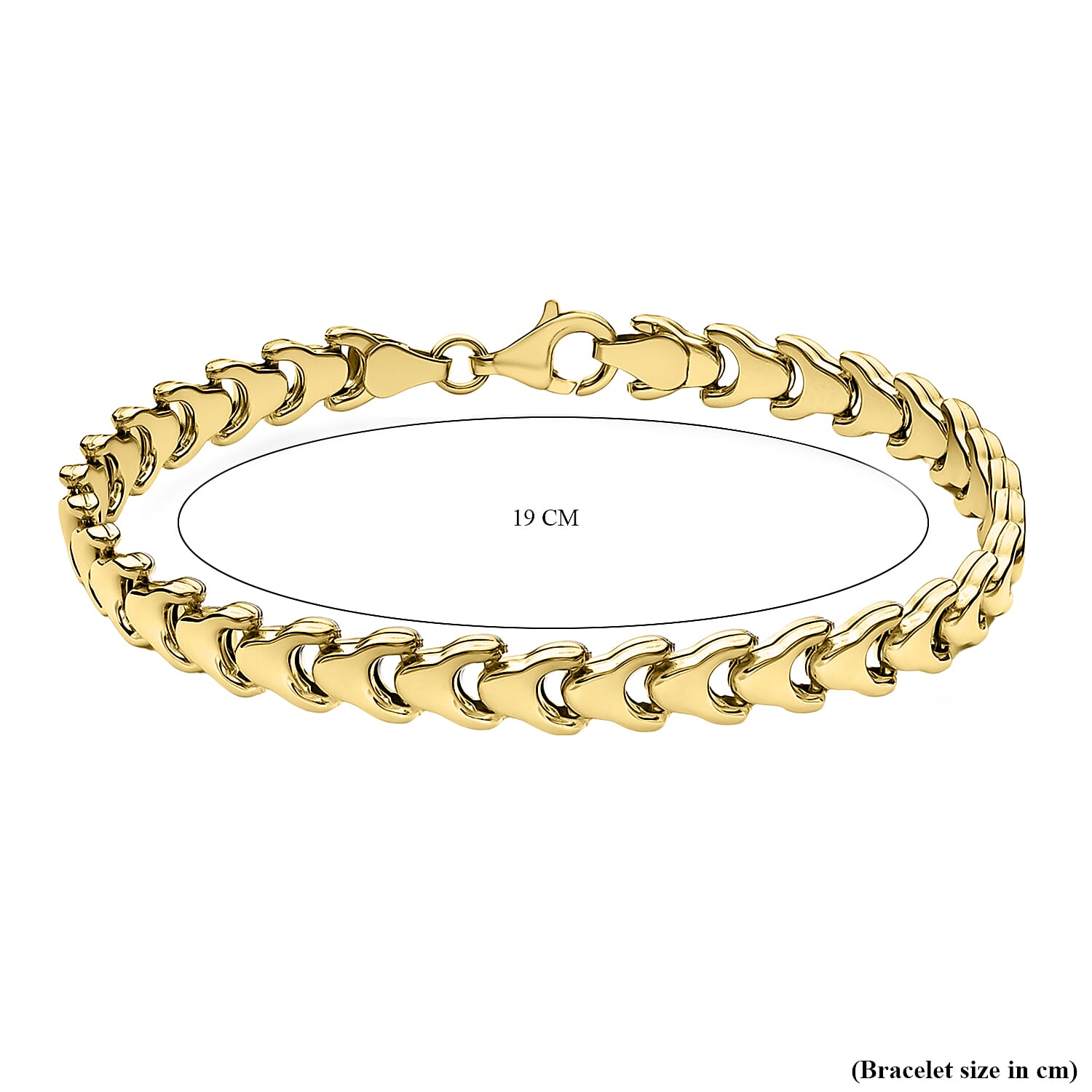 9K Yellow Gold 6mm Stamped Fancy Link Bracelet 7.5 Inch 8894651 3