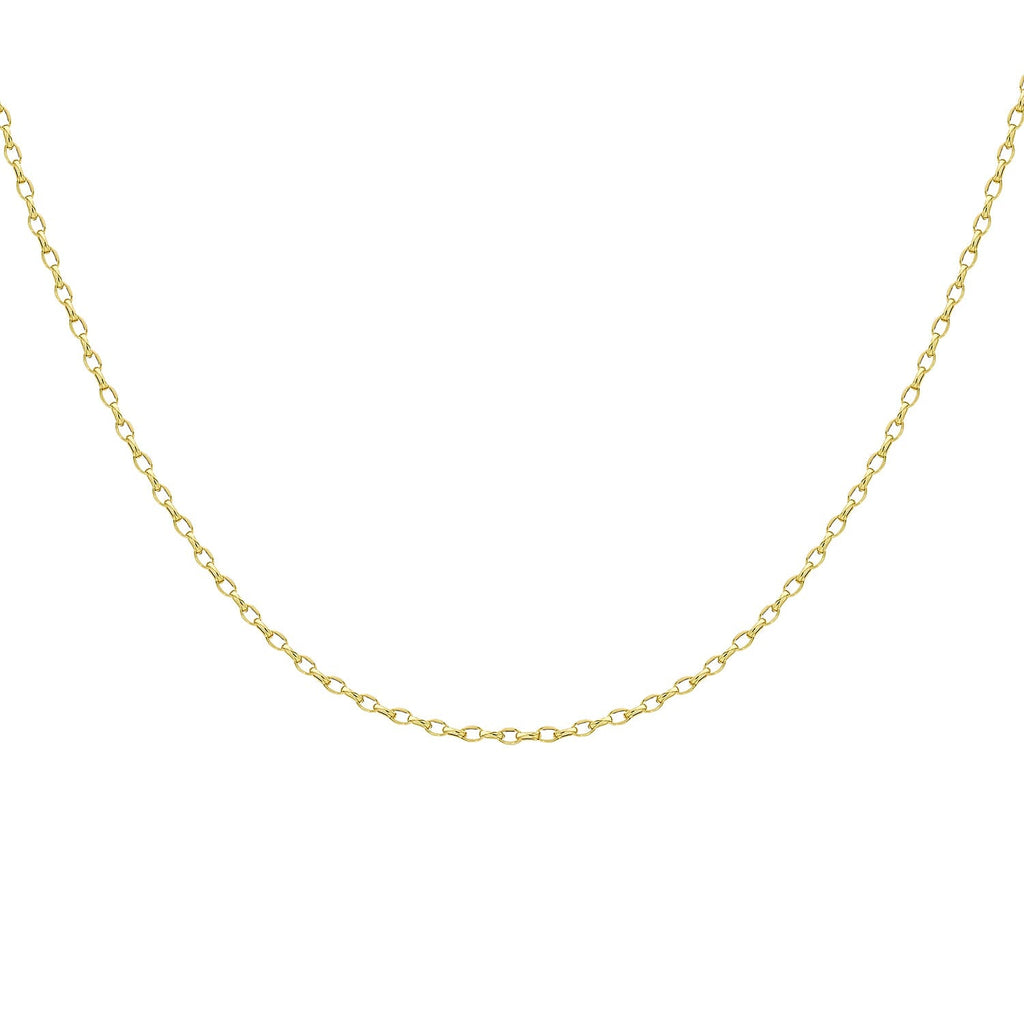 9K Yellow Gold Chain (Size - 20), Gold Wt.1.4 Gms