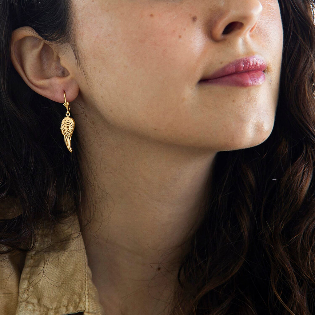 9K Yellow Gold  Earring,  Gold Wt. 1.2 Gms