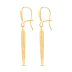 9K Yellow Gold  Earring,  Gold Wt. 1.2 Gms