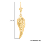 9K Yellow Gold  Earring,  Gold Wt. 1.2 Gms