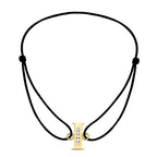 9K Yellow Gold  A   Cubic Zirconia  Bracelet (Size - 8) 0.03 ct,  Gold Wt. 0.34 Gms  0.025  Ct.
