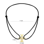 9K Yellow Gold  A   Cubic Zirconia  Bracelet (Size - 8) 0.03 ct,  Gold Wt. 0.34 Gms  0.025  Ct.