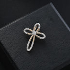 9K Yellow Gold Moissanite Pendant