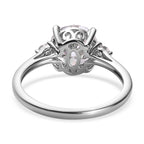 9K Yellow Gold Moissanite Ring 1.70 Ct
