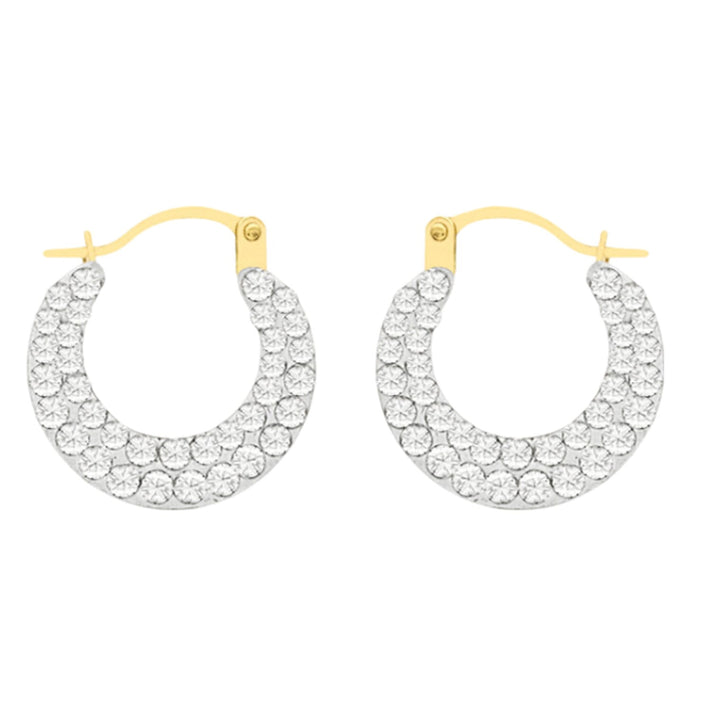 9K Gold Crystalique Earrings 7813569 1