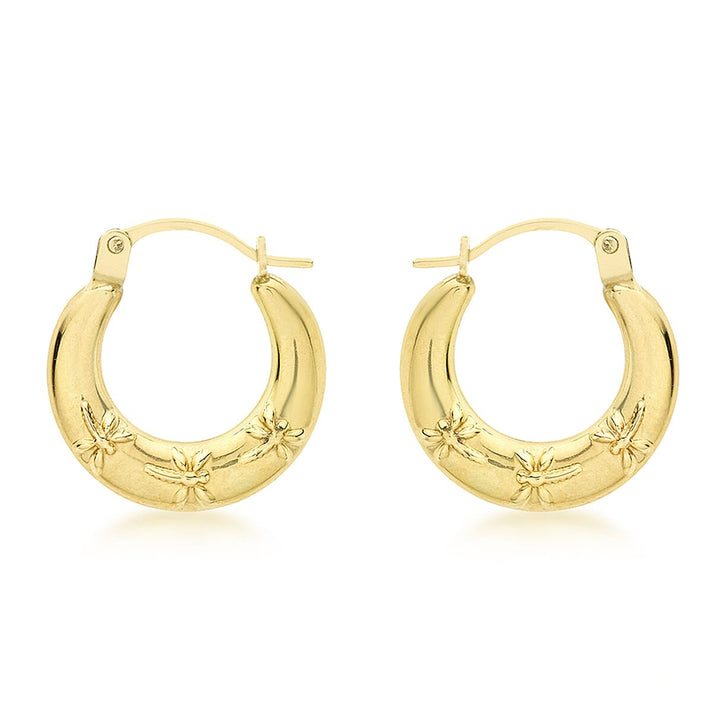 9K Gold Crystalique Earrings 7813569 2