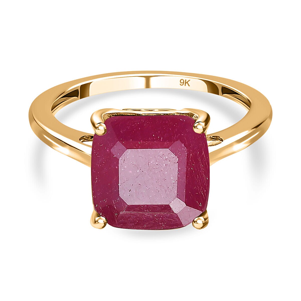Niassa Ruby Solitaire Ring in 9K Yellow Gold 7364477 0