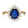 Blue Engagement Rings