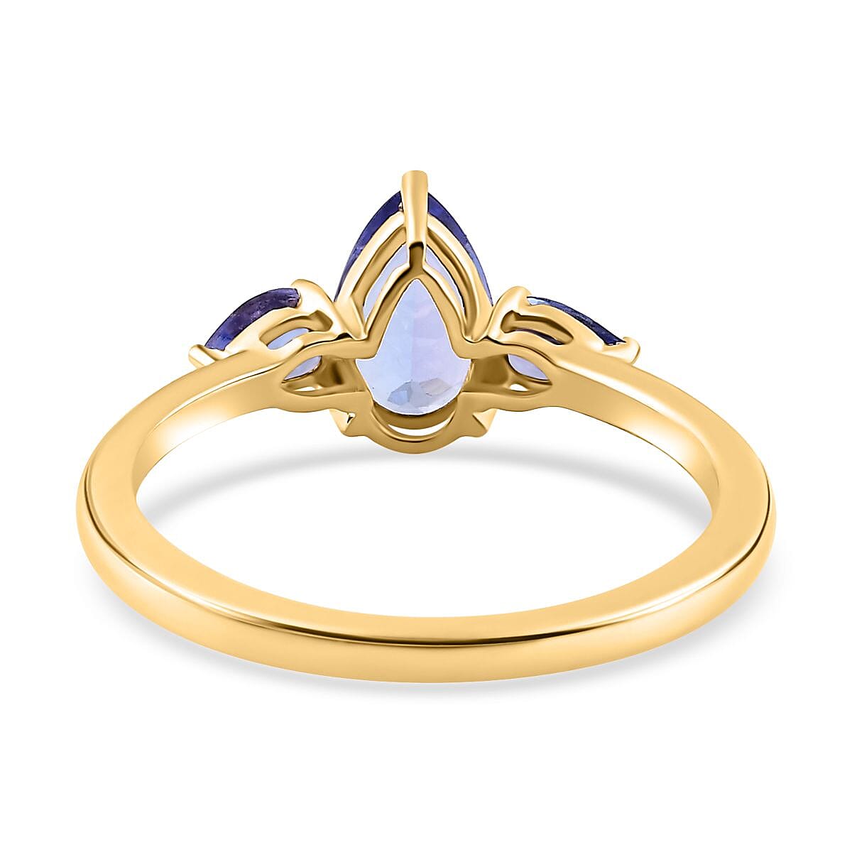 Tanzanite Trilogy Ring in9K Yellow Gold 7670536 4
