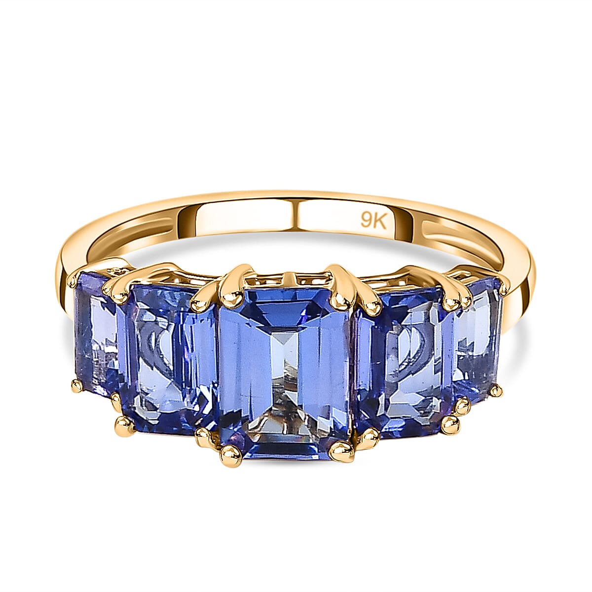 9K Yellow Gold AA Tanzanite Engagement Ring 2.74 ct,  Gold Wt. 1.61 Gms  2.740  Ct. 7632786 0