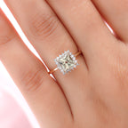 9K Yellow Gold Natural Turkizite and Diamond Halo Ring 1.41 Ct.