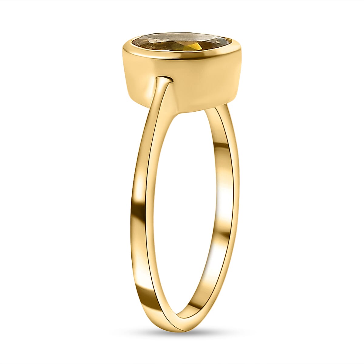 9K Yellow Gold AA Yellow Tanzanite Solitaire Ring 1.32 Ct 8883585 4