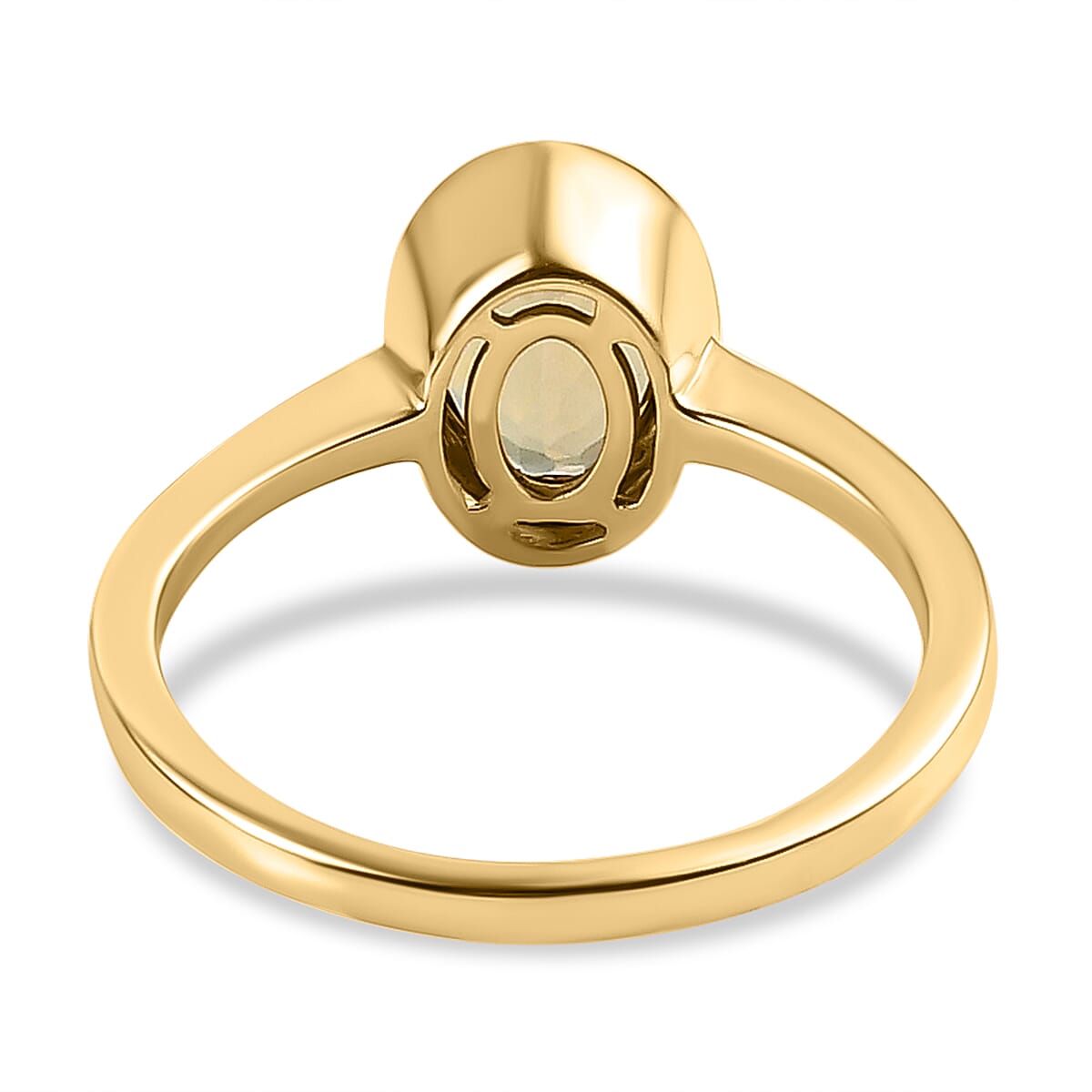 9K Yellow Gold AA Yellow Tanzanite Solitaire Ring 1.32 Ct 8883585 5