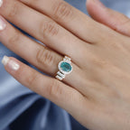 Doorbuster - AAA Gemfields Zambian Emerald 9K Yellow Gold with Moissanite 1.70 Cts. 2.47 Gms.