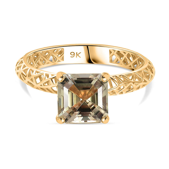 9K Yellow Gold AAA Natural Turkizite Mirage Ring 2.05 Ct. 8310247 1