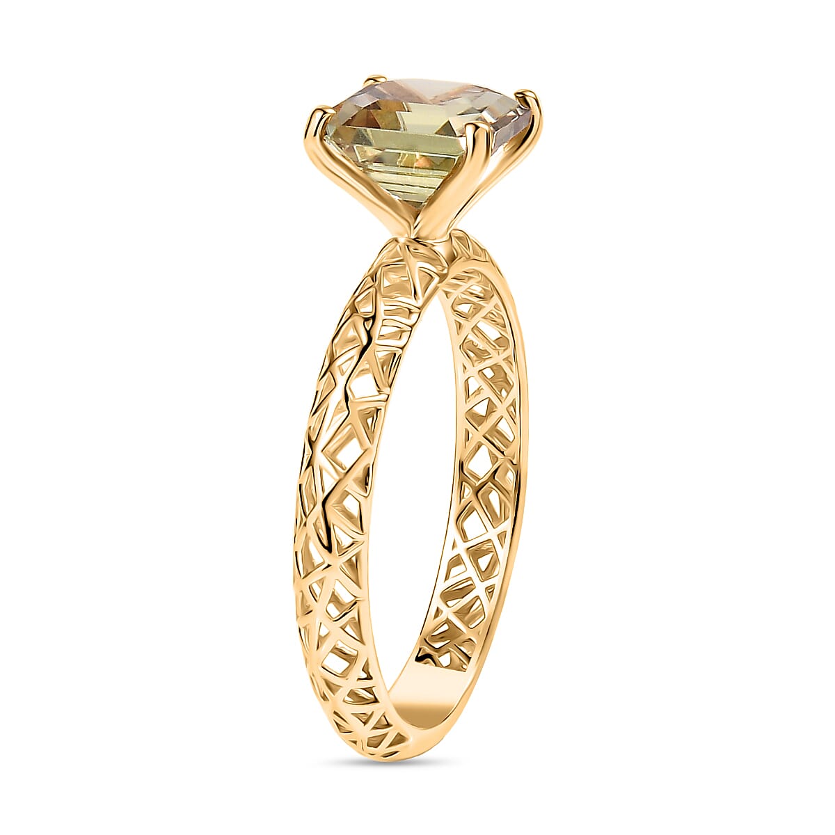 9K Yellow Gold AAA Natural Turkizite Mirage Ring 2.05 Ct. 8310247 3