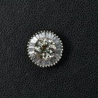 9K Yellow Gold AAA Turkizite & White Diamond Circle of Life pendant  1.17 Ct.