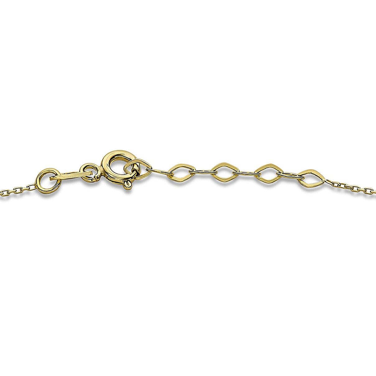 9K Yellow Gold 3mm x 8mm Figure 8 Adjustable Anklet 9 Inch to 10 Inch 7328230 2