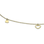 9K Yellow Gold  Anklet,  Gold Wt. 0.84 Gms