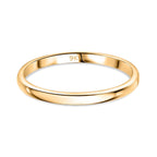 9K Yellow Gold  Band Ring,  Gold Wt. 1.26 Gms