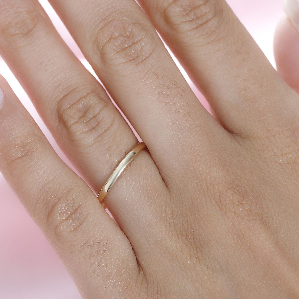 9K Yellow Gold  Band Ring,  Gold Wt. 1.26 Gms 7760569 2