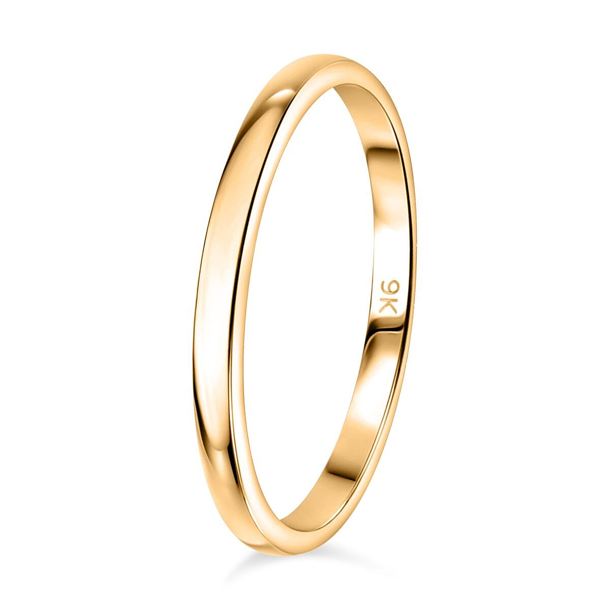 9K Yellow Gold  Band Ring,  Gold Wt. 1.26 Gms 7760569 3