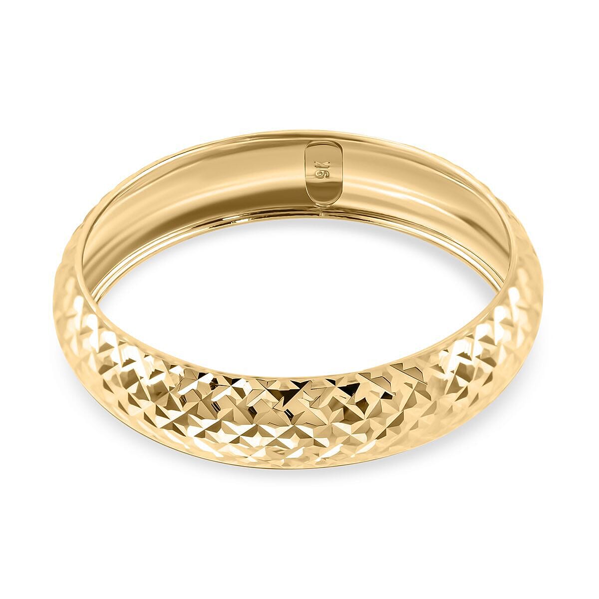 Designer Closeout - 9K Yellow Gold Diamond Cut Band Ring 7328020 0