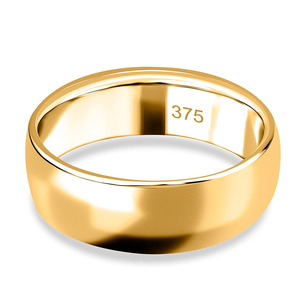 Italian Made Close Out Deal - 9K Yellow Gold Band Ring, Gold Wt 3.30 Gms