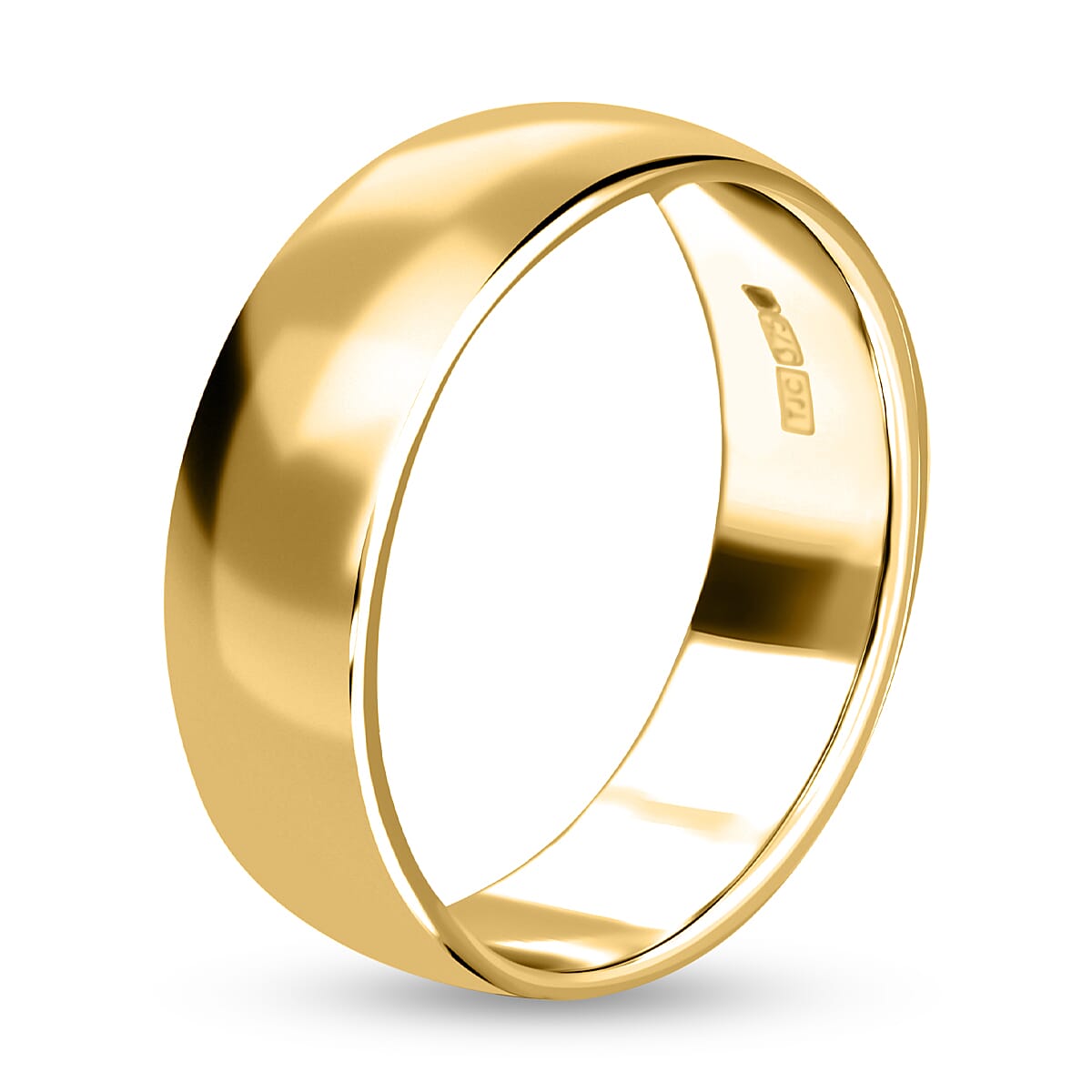 Italian Made Close Out Deal - 9K Yellow Gold Wedding Band Ring, Gold Wt 3.30 Gms 7364917 2