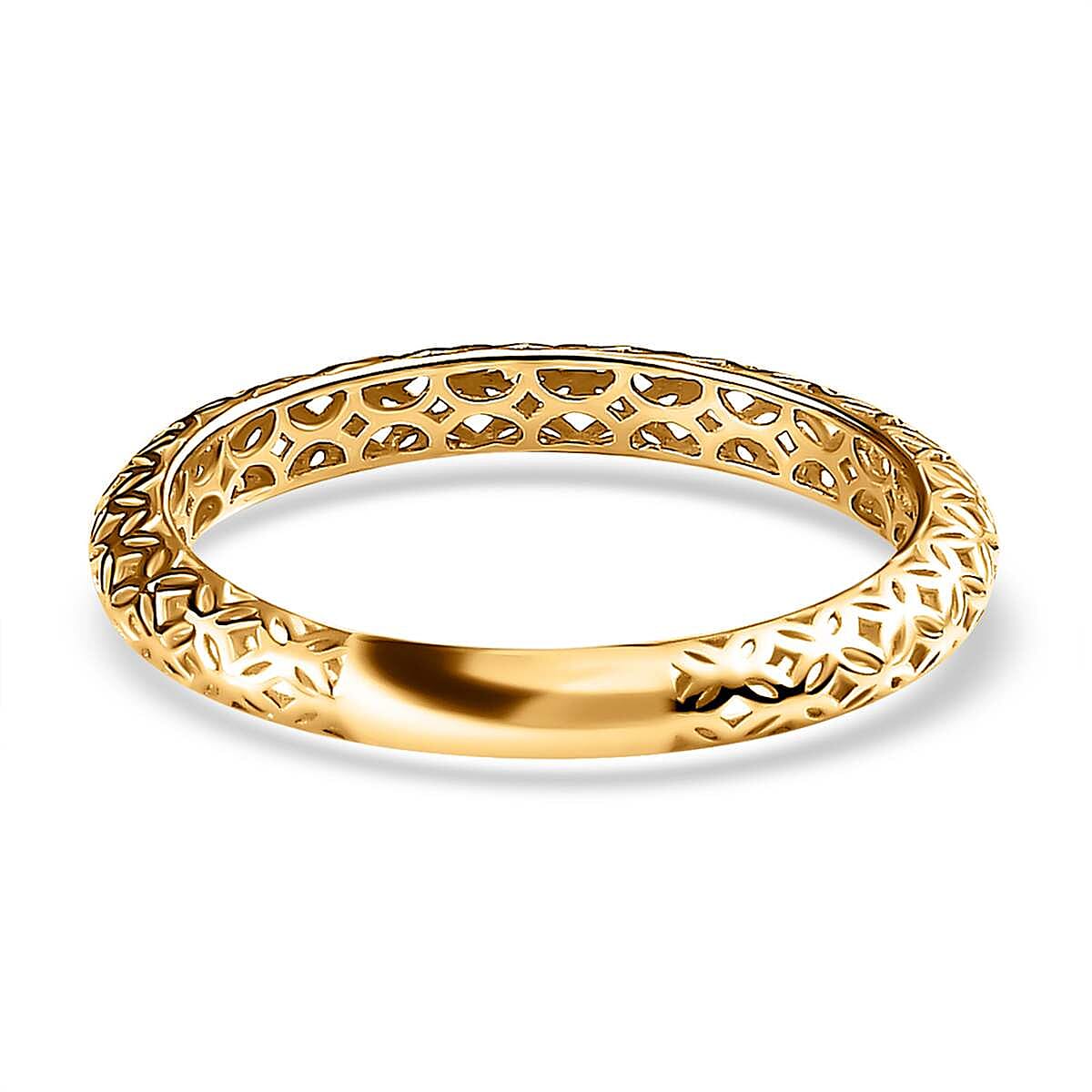 9K Yellow Gold Band Ring 7490253 4