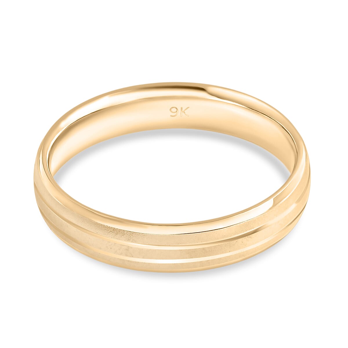 Designer Inspired- 9K Yellow Gold Band Ring 8412257 5