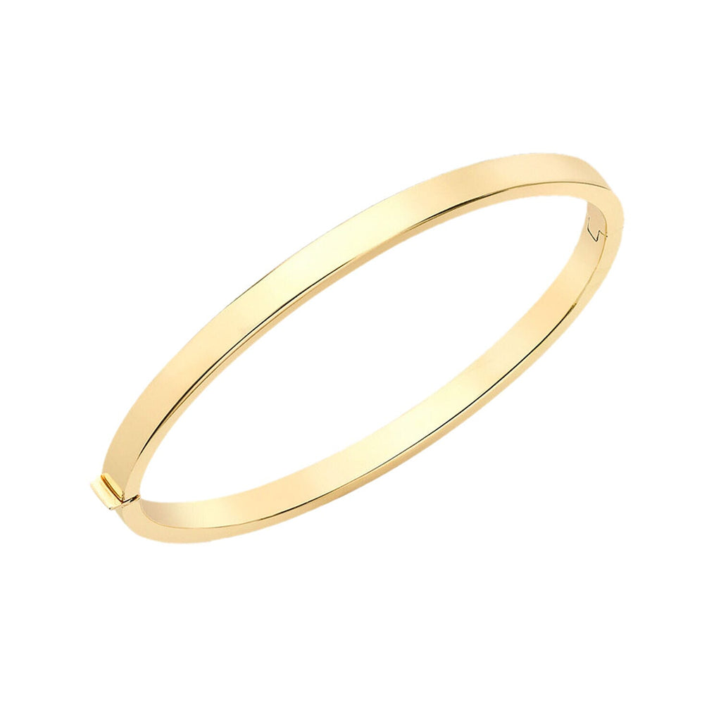 One Time Designer Closeout - 9K Yellow Gold Bangle (Size 7.5),Gold wt 10.00 Gms