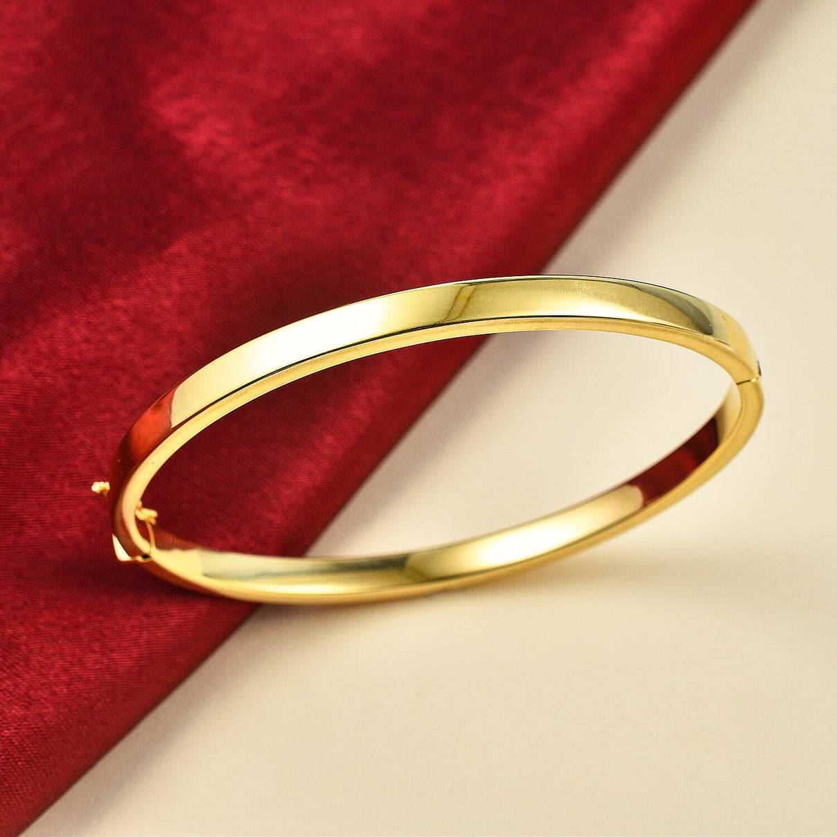 One Time Designer Closeout - 9K Yellow Gold Bangle (Size 7.5),Gold wt 10.00 Gms 7364323 1