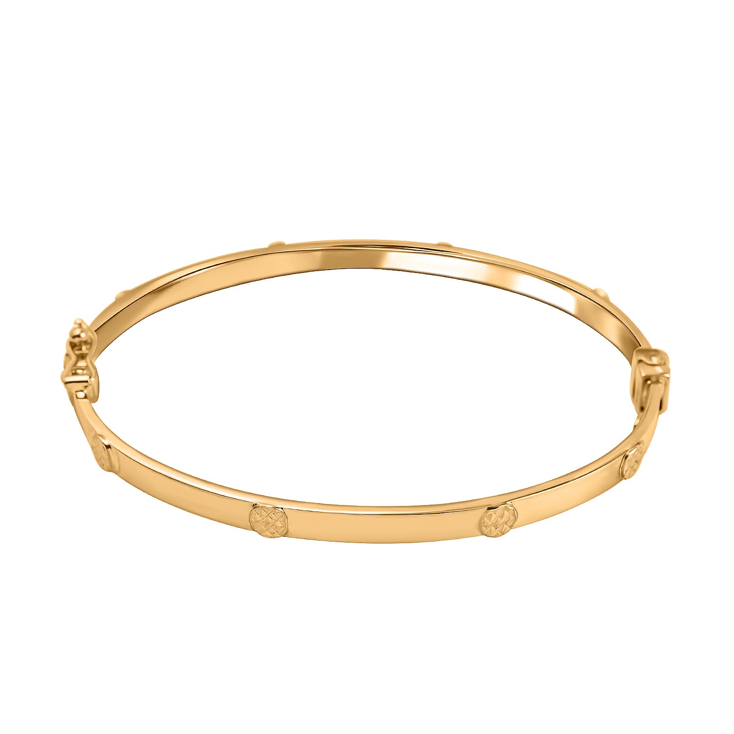 Maestro Collection Designer Inspired - 9K Yellow Gold Bangle, Gold Wt. 4.20 Gms. 7989576 0