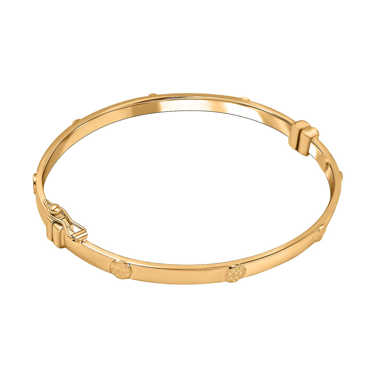 Maestro Collection Designer Inspired - 9K Yellow Gold Bangle, Gold Wt. 4.20 Gms. 7989576 2